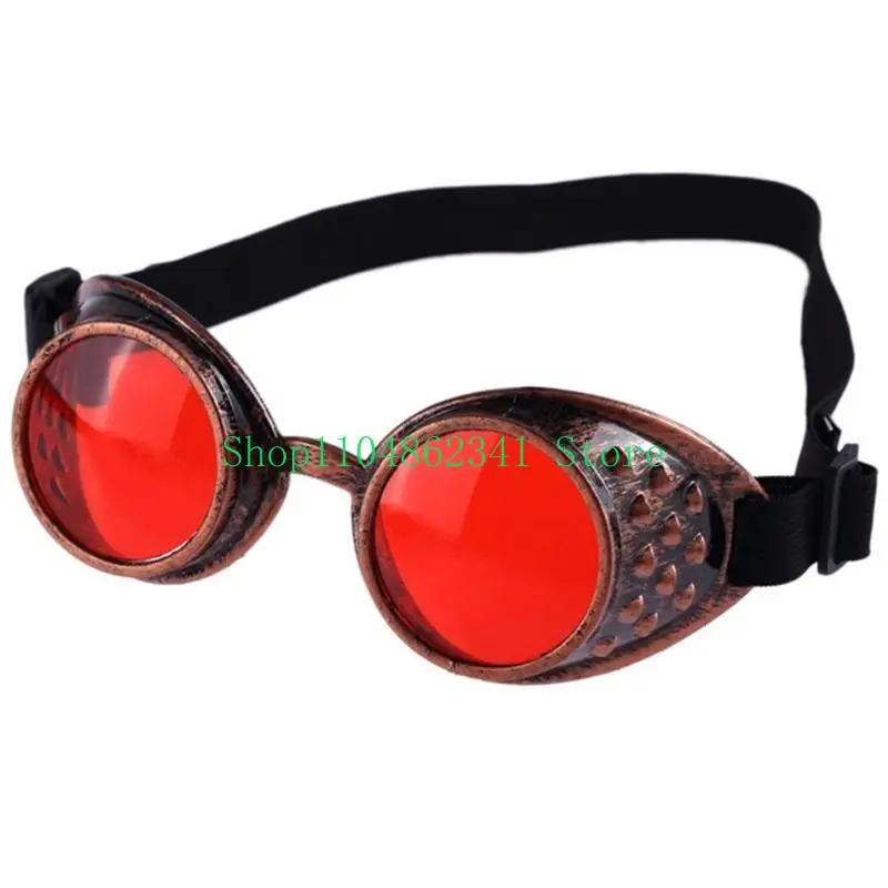 5Asd Halloween Face Mask Vintaeg Sampunpunk Goggles Lunes, Cybers Welding Goths Cosplays Lunettes Halloween Cosplames Costumes