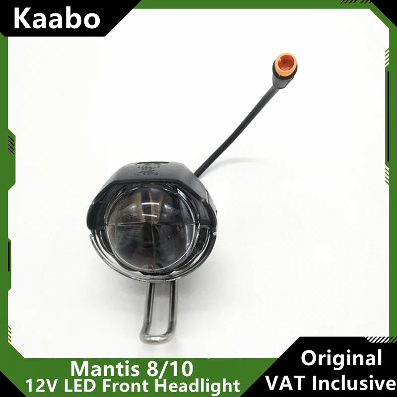 Original Kaabo 12V LED Front Headlight Parts For Mantis 8/10 Smart Electric Scooter Durable Replacement Head Lamp Accessories