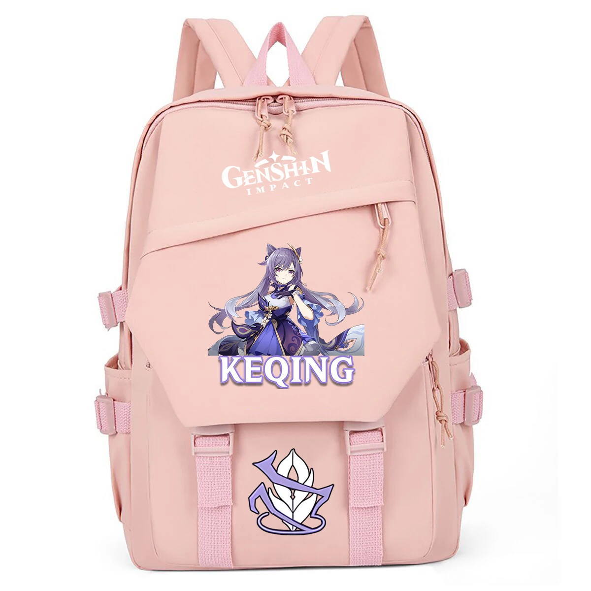 Game Genshin Impact Print Backpack Girls Boys School Bags Student Fashion High Quality Travel Bagpack Children Anime Backpack