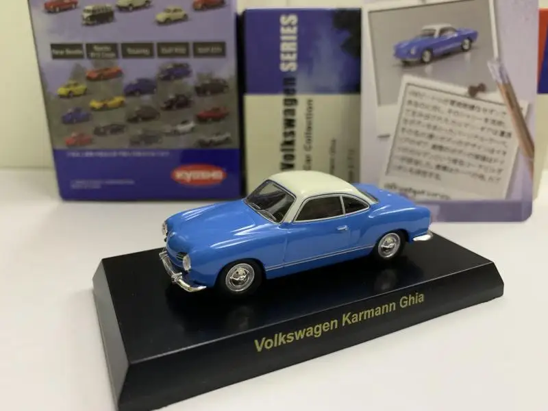 1/64 KYOSHO Volkswagen VW Karmann Ghia Collection die cast alloy trolley model ornaments gift