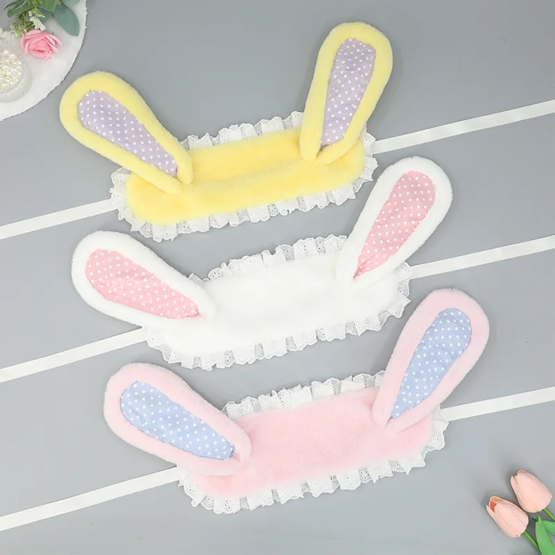 Kawaii Lop Rabbit Ear Hairband Anime Lop Ears Headdress Cosplay Accessories JK Girl Halloween Party Cosplay Props Hairpin