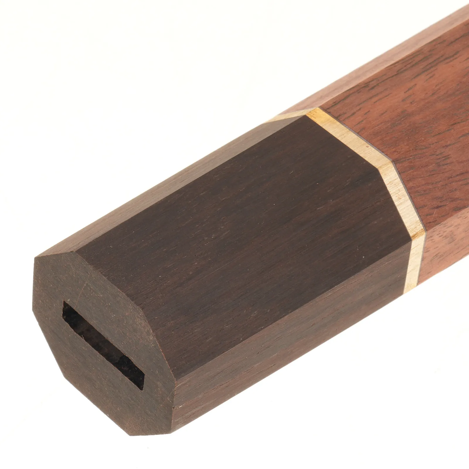 Mango de cuchillo octogonal de madera tradicional japonés, mango de repuesto DIY para cuchillos de cocina Gyuto, Santoku, Nakiri