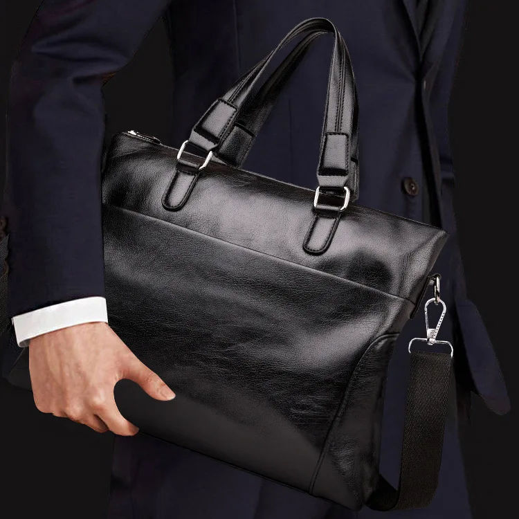 Men's Bag Shoulder Messenger Bag Briefcase Business Handbag Business Office Men Briefcase Brand Leather Handbag Male Laptop Bag