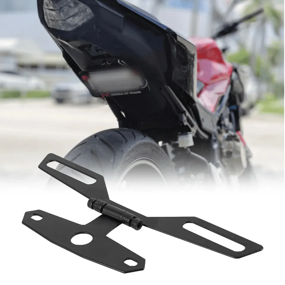 Motorcycle Parts Modification Universal Foldable Taillight Bracket License Plate Light License Plate Light Fixing Bracket