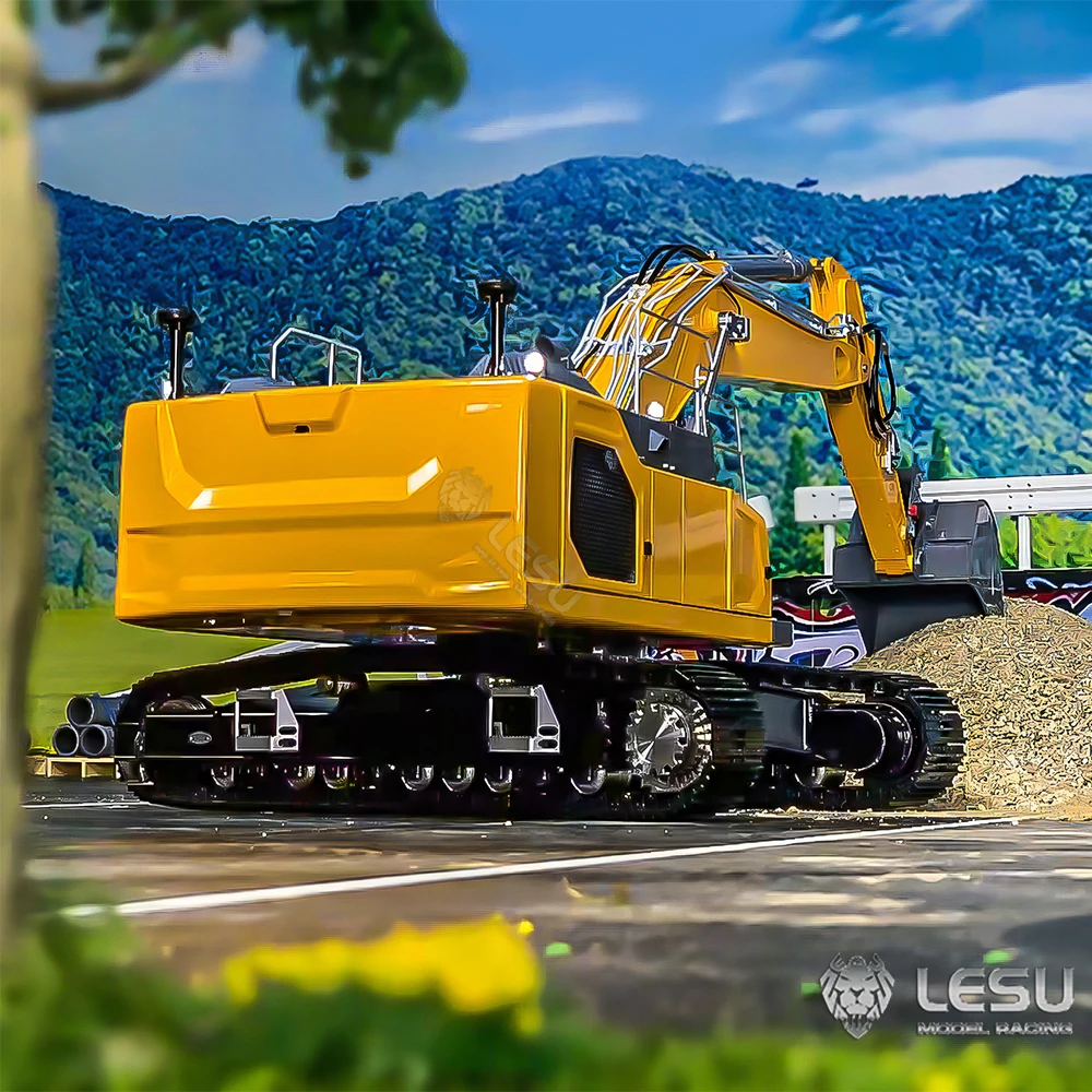 LESU Aoue-LR945 RTR 1/14 RC 유압 굴착기, 금속 굴착기, PL18EVLite 엔지니어링 차량, 페인트 조립 모델 장난감, TH22901