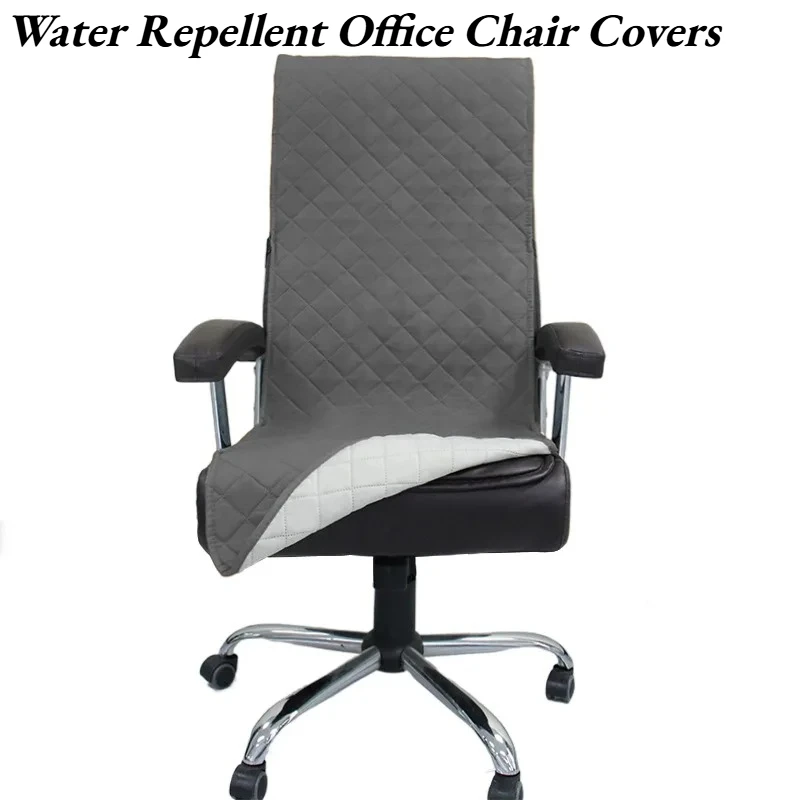 Water Repellent Office Chair Covers S/L Elastic Anti-dirty Computer Seat Gaming Chair Cover Removable Desk Armchair Slipcovers
