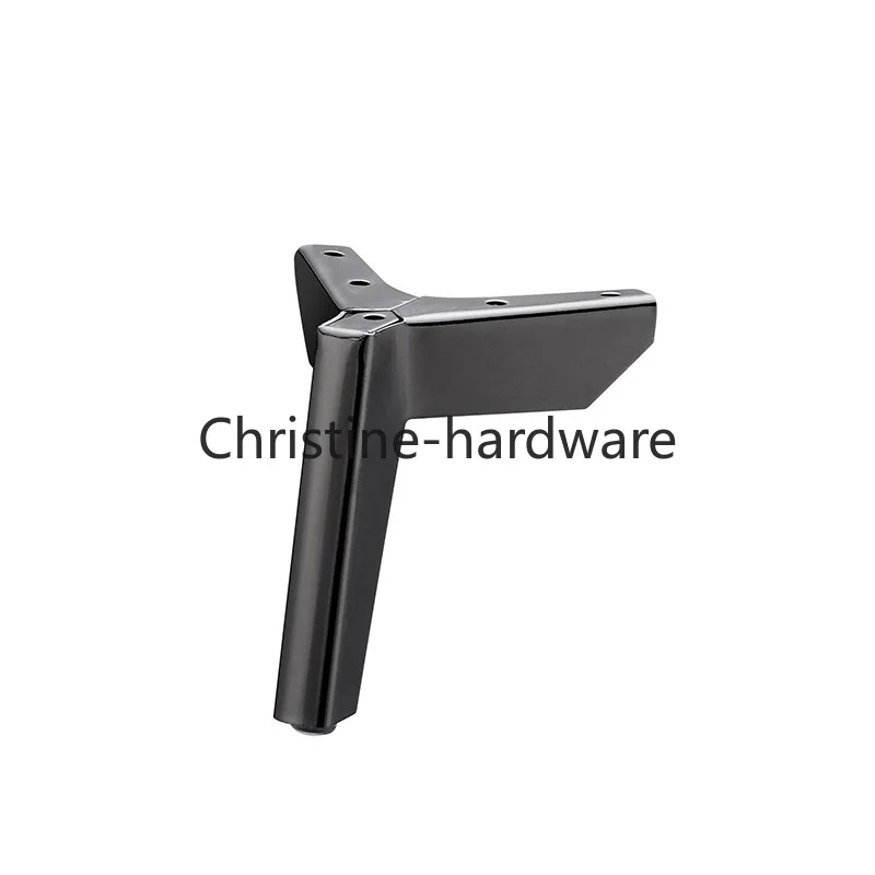 10/12/15cm New Metal Furniture Legs Black Golden Height Sofa Feet for Cabinet Bed Dresser Coffee Table Legs Replacement Legs