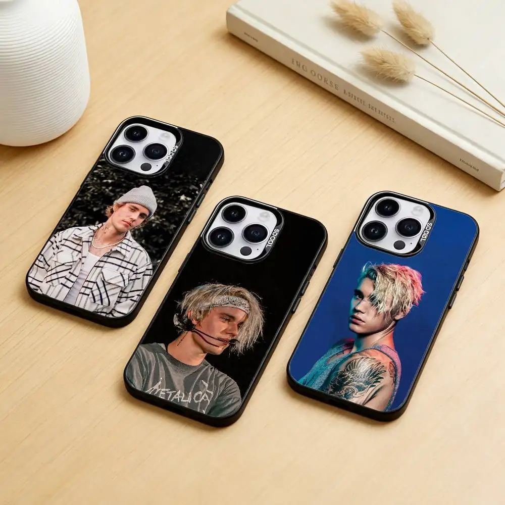 

S-swag justin bieber Phone Case Color Silver Shell For IPhone 17 16 15 14 13 12 11 Pro Max Plus