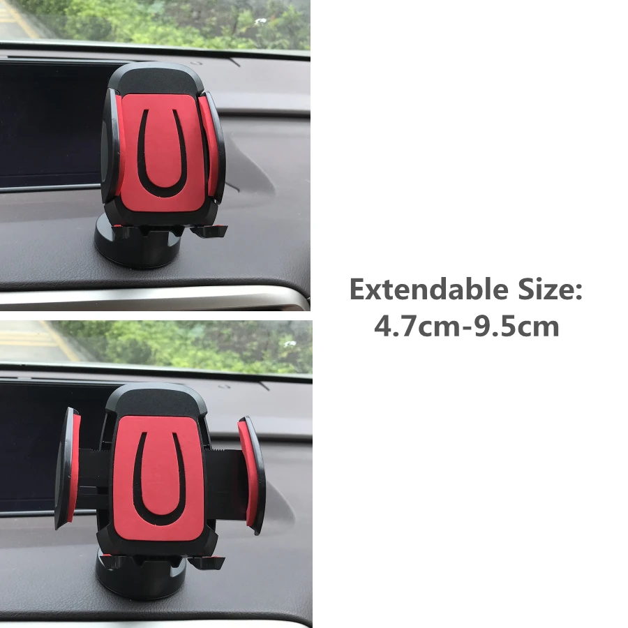 Support de téléphone pour tableau de bord de voiture, mains libres, universel, montage GPS, pour iPhone, Samsung, Xiaomi Mi