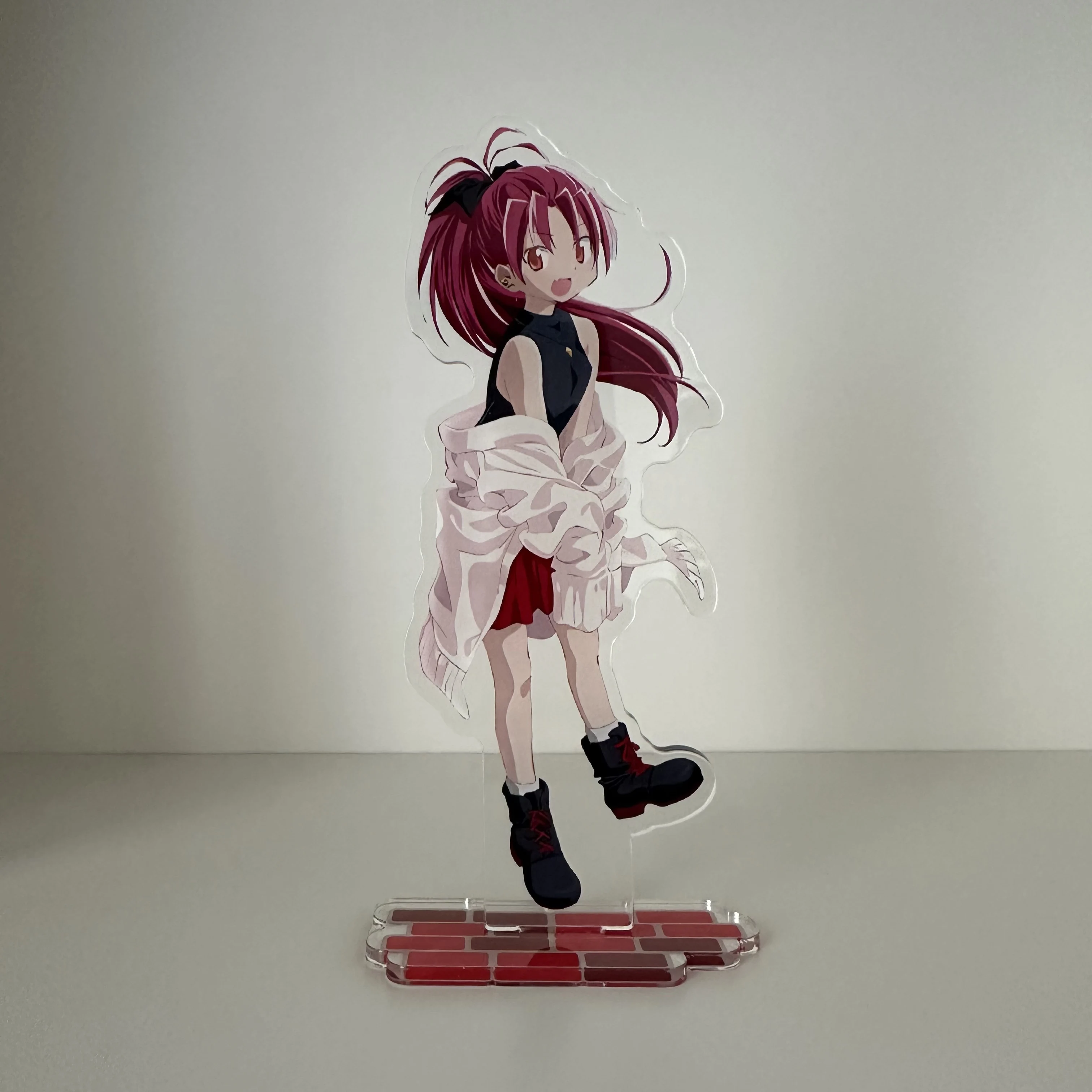 Puella Magi Madoka Magica Anime Figure Akemi Homura Miki Sayaka Sakura Kyouko Cosplay Acrylic Stands Model Fans Christmas Gift