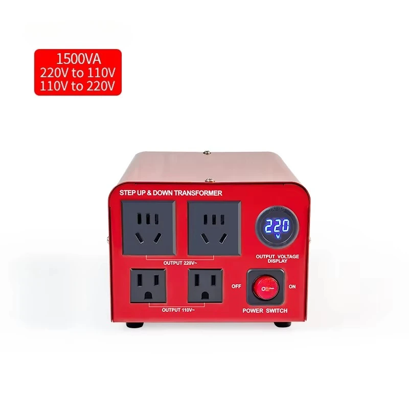 1500VA Single Phase Aluminum Winding Toroidal Autotransformer Boost Topology Model GJ-1500VA 120V-240V 110V-220V High