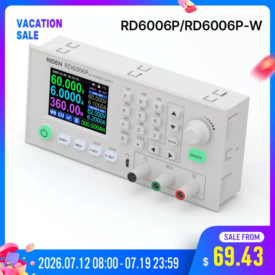 60V 6A USB WiFi Buck Converter Power Supply
