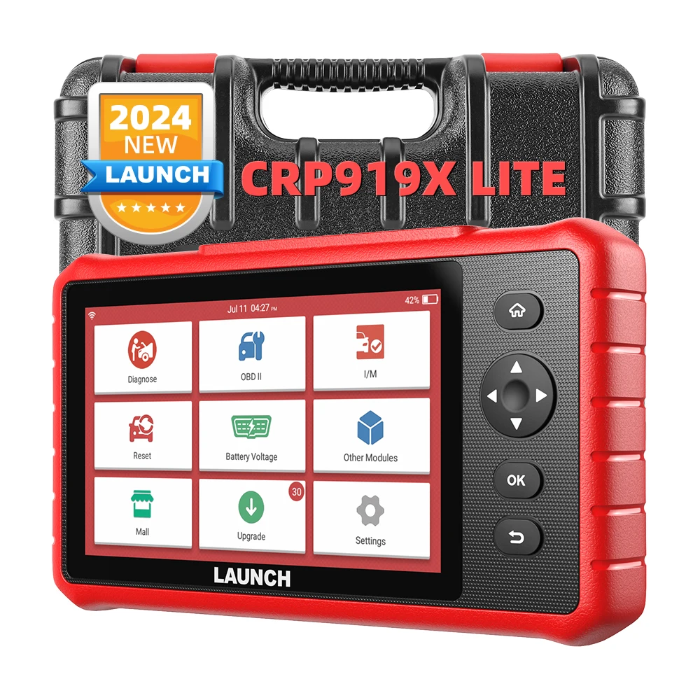 lau nch CRP919X Lite Bi-Directional Scan TooL Active Tests 32+ Services Upgraded Version Of CRP909X CAR DIAGNOSTIC TOOLS