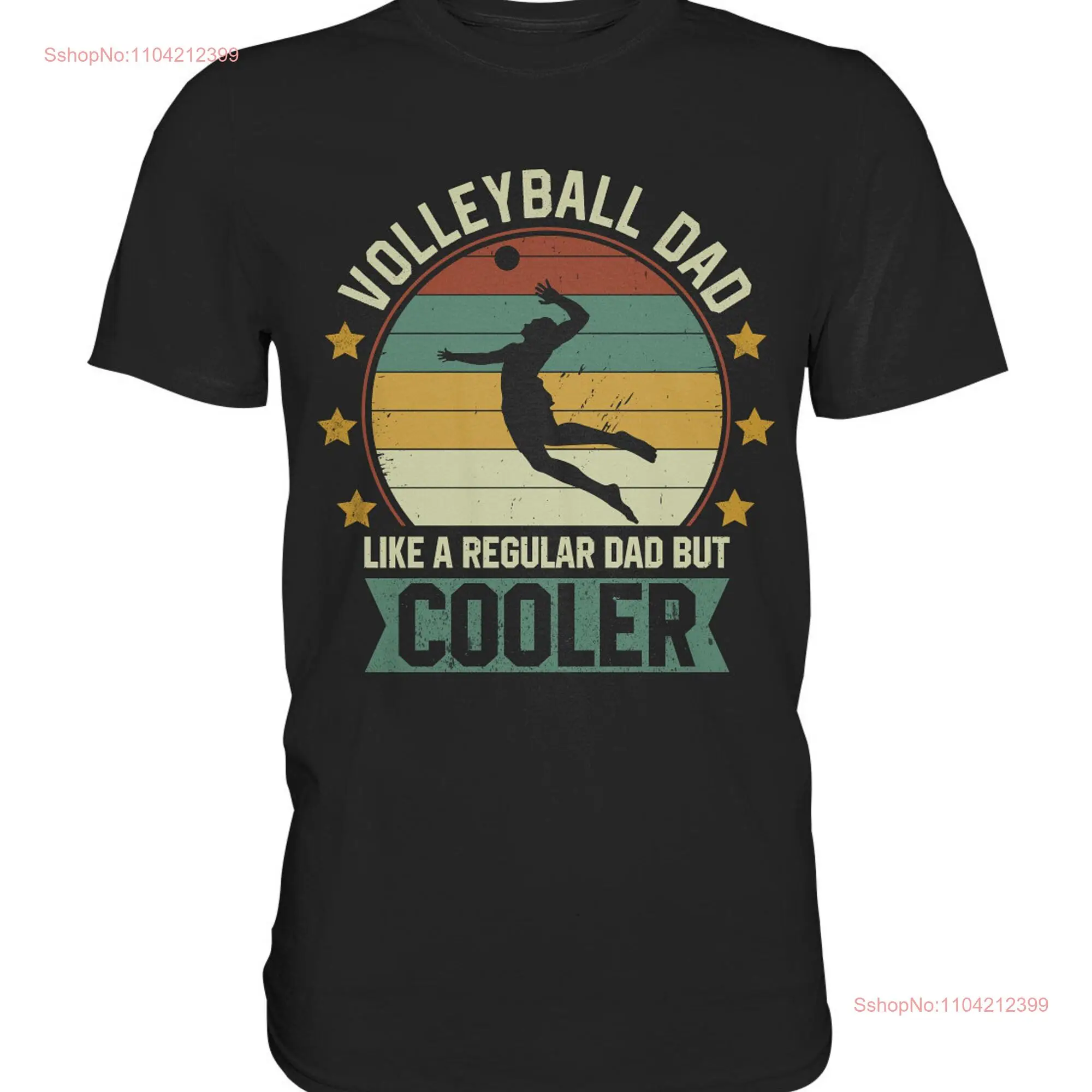 Volleyball Papa Dad T Shirt Beach long or short sleeves