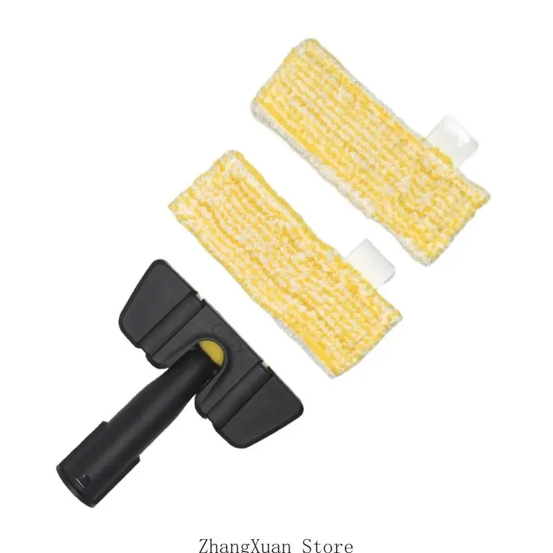 3XUF Steam Cleaning Tool Foldable Hand Nozzle and Microfiber Cloths Set Accessories