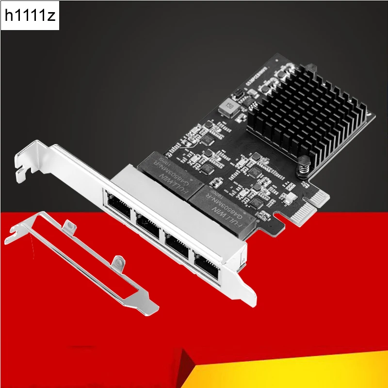 Lan NIC RTL8111H Chips PCIE X1 RJ45 Quad Gigabit Ethernet Network Adapter for PC 1000Mbps PCI Express 10/100/1000Mb Network Card
