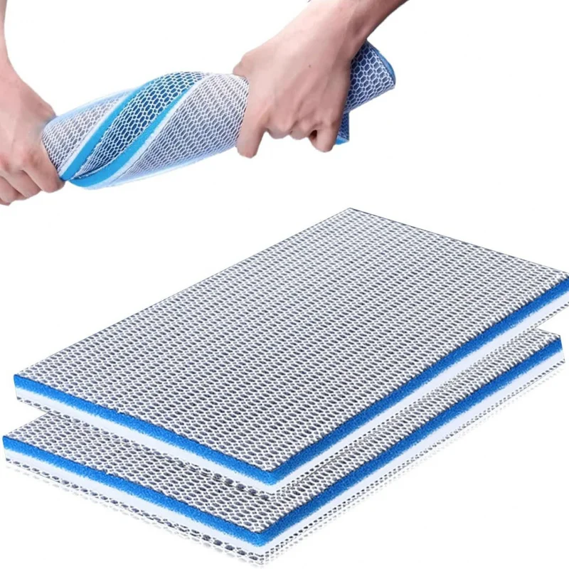 

【2 Pcs Aquarium Filter Sponge】8D Thickened Filter Media for Fish Tank, Biological Mechanical Filtration Foam - High Density