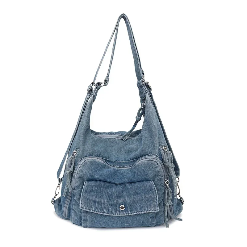 

Casual large capacity women's denim shoulder bags tote bag bolsos de mujer sac de luxe femme bags for women designer luxury bag