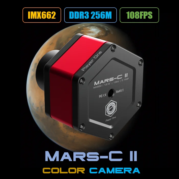 

New Player One Mars-C II IMX662 USB3.0 Color Camera LD2068C