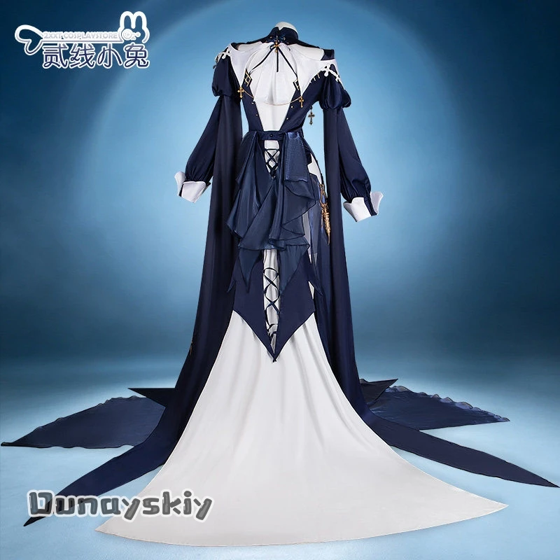 Anime Game Outfit Arknights Whisperain Hidden Hermit Cosplay Costume Anime Game Character Roleplay Outfit Halloween Dress Up view 3