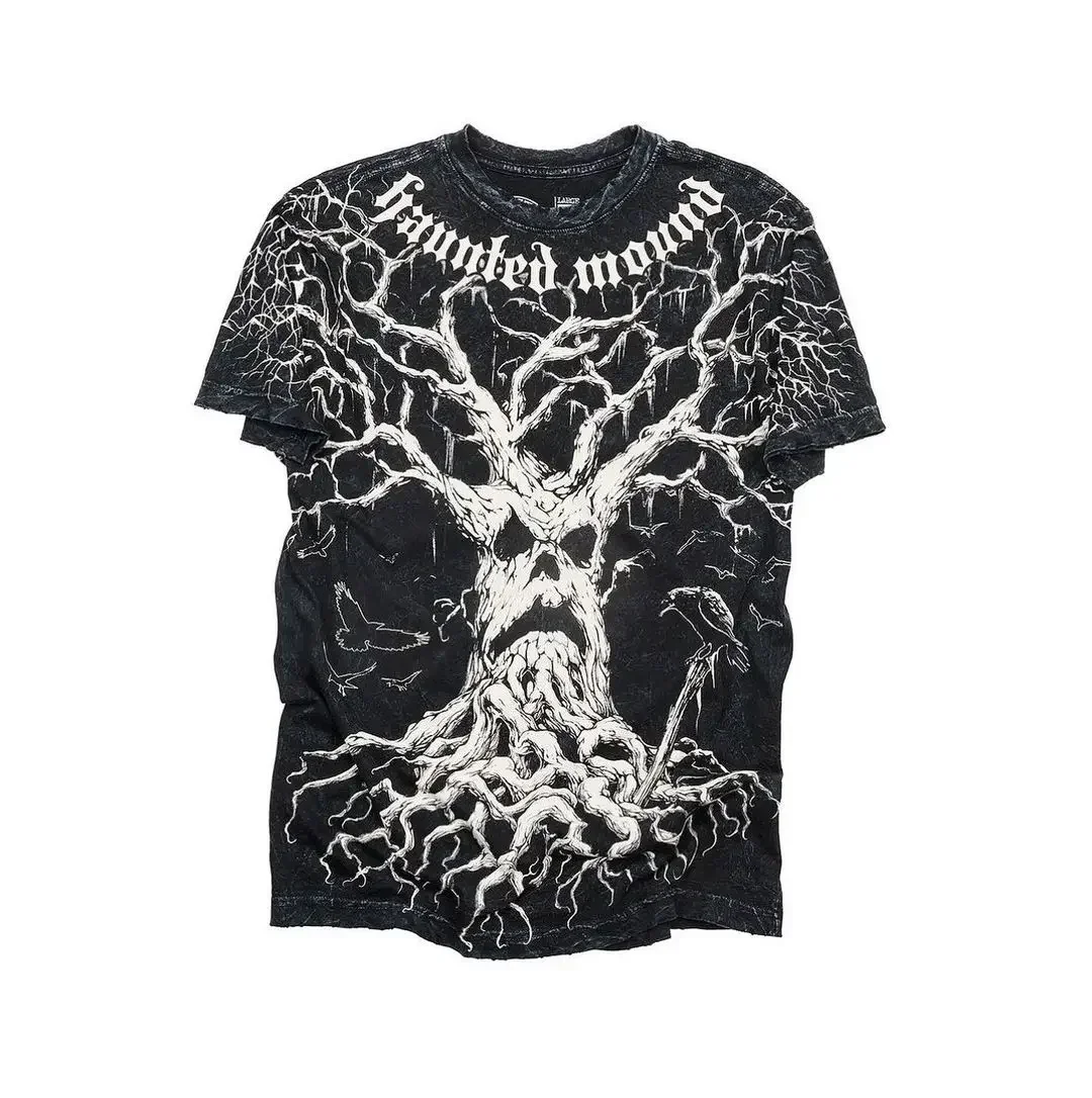 Modernes Punk-Style Sommer 3D-gedrucktes Herren-T-Shirt in Übergröße. Locker und atmungsaktiv, geeignet für den täglichen Gebrauch – Detail 5