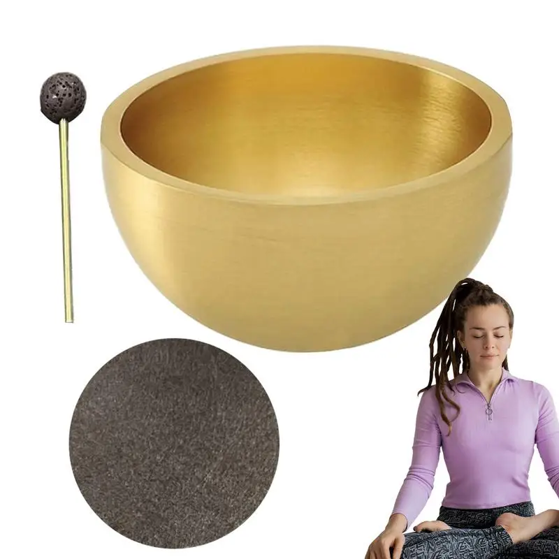 Singing Bowl Set Singing Bowl Set With Mallet And Cushion Spiritual Handcrafted Desktop Decoration For Women And Men