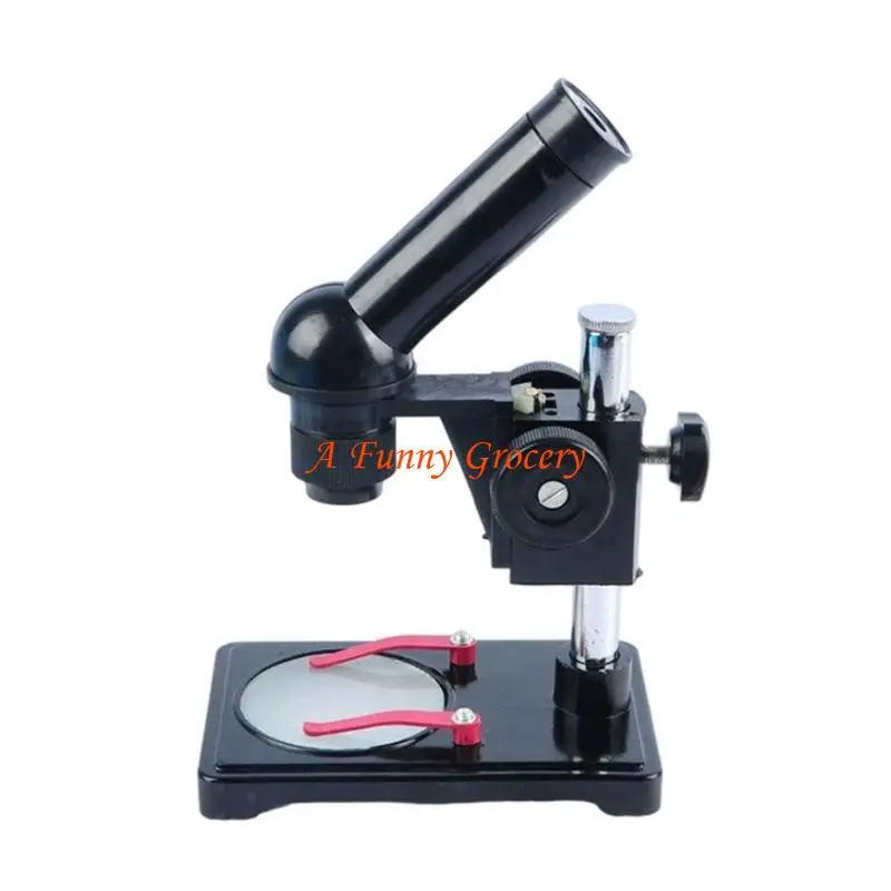 

652E 20x Zoom Microscope 55mm Adjustable Working Distance Metal Microscope for Labs