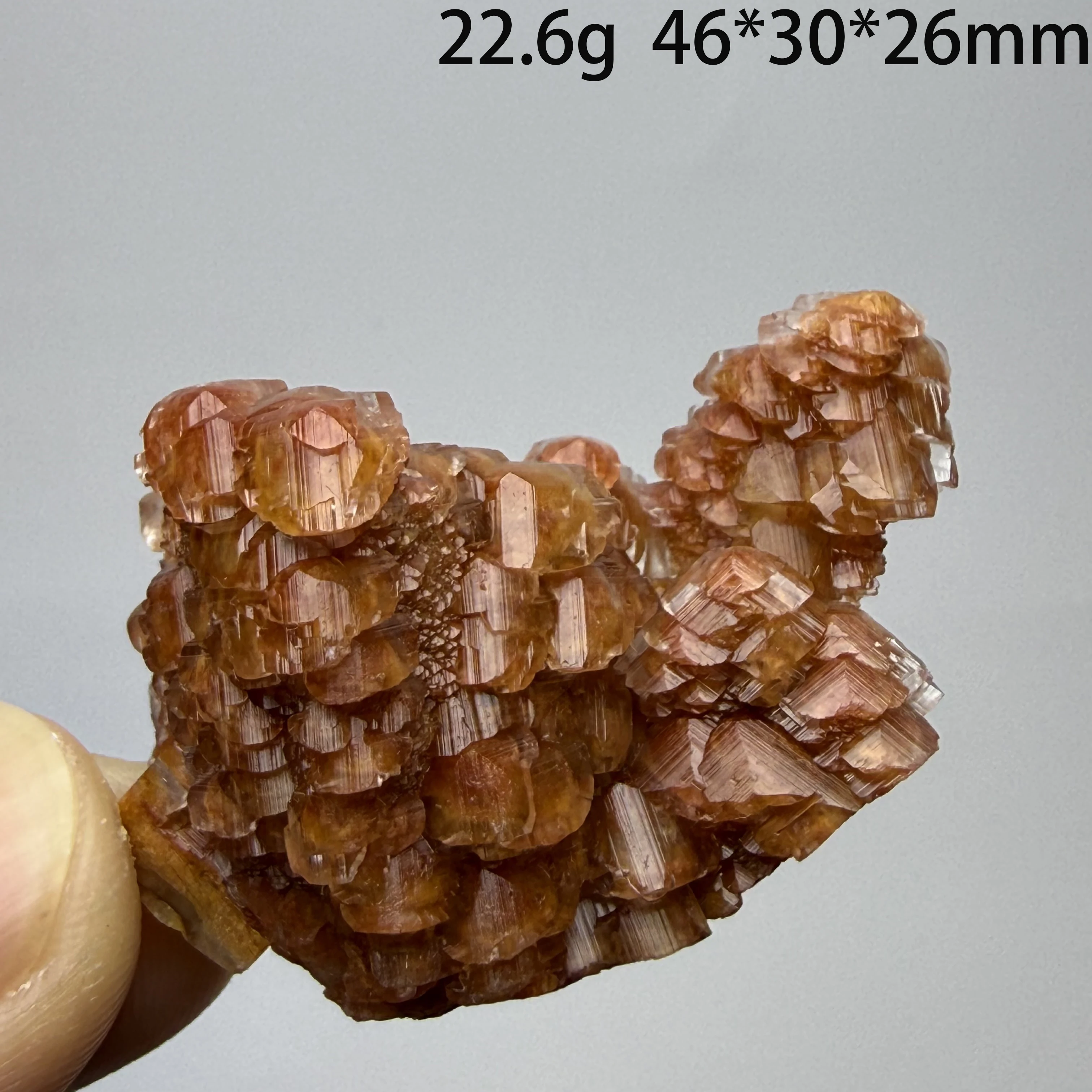 Natural Stone Red Calcite Crystal Cluster Mineral Specimen Raw Quartz Rock Decoration Rough Healing  A1-2-14