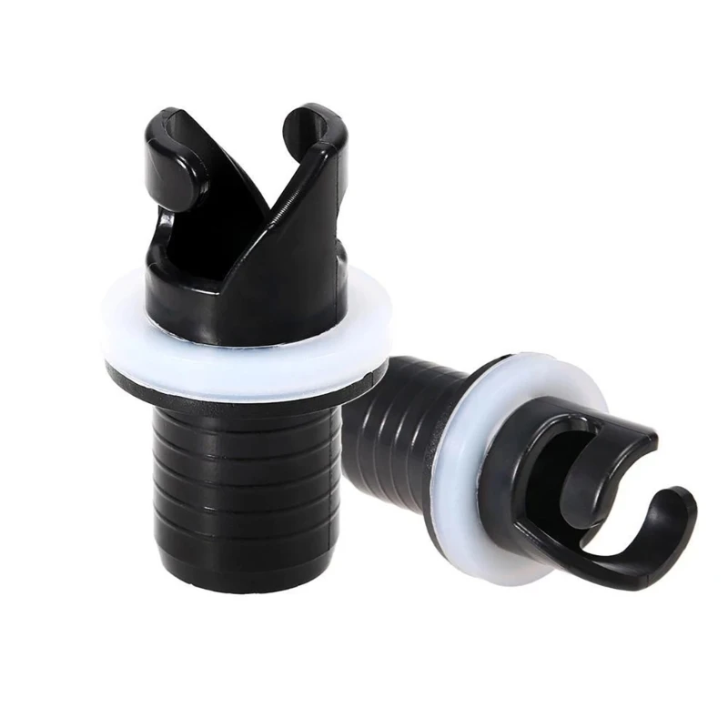 

yunyun 2Pcs Inflatable Kayak Boats Air Foot Hose Adapter Valves Adapter for Inflatables Foot Kayak Air Valves Adapter