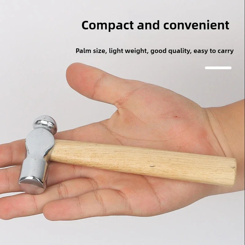 Ultra-small Round Head Hammer Nipple Hammer Car Safety Escape Rust-proof Smashing Walnut Mini Handmade Small Hammer
