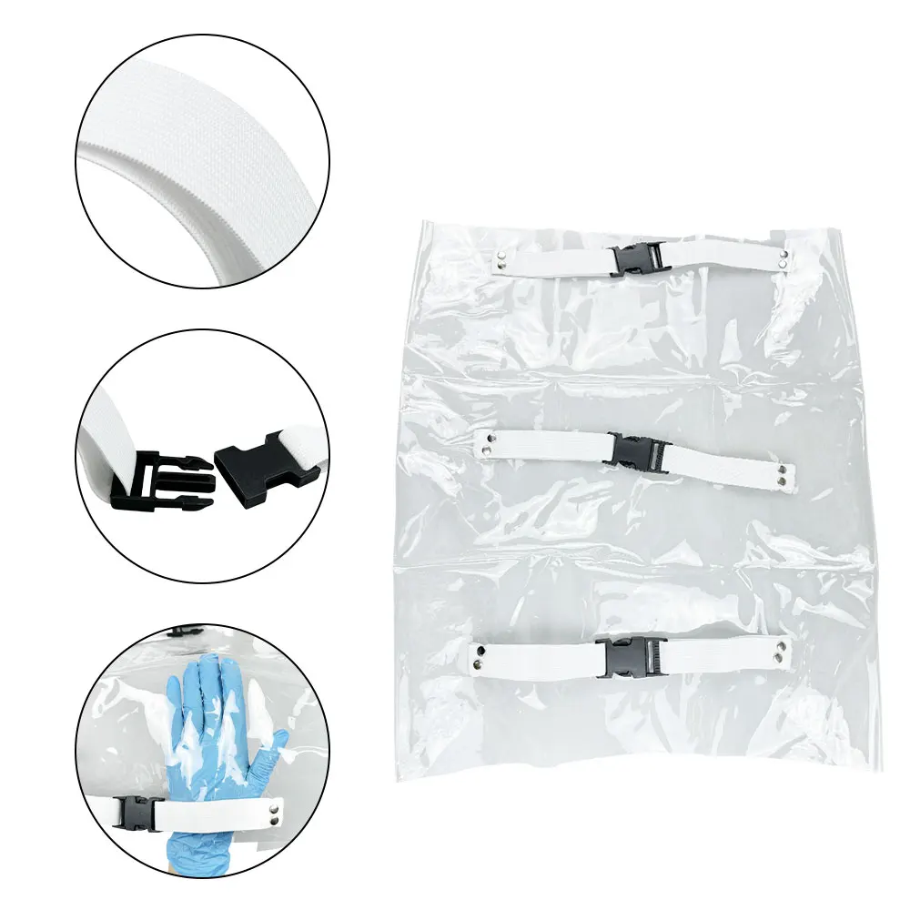 Dental Chair Foot Cover Pad Transparent Dentist Seat Unit Protective Sleeve Plastic Saddle Cover Waterproof Dustproof Protector