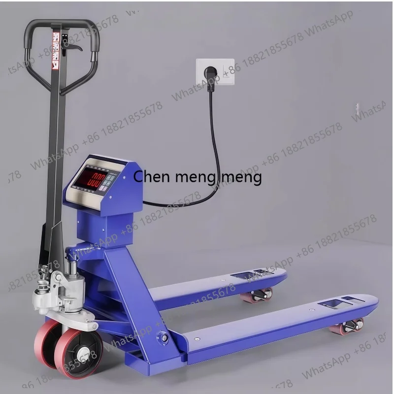 

Pallet Manual Electric 2ton 2000kg Truck 2 Forklift Weighing with 2ton Muanal Hand Electric Pallet Truck with Scale