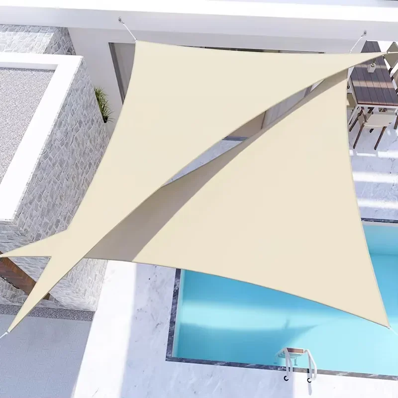 Garden Patio Balcony Awning Outdoor Big Shade Sail Triangle Shade Sail Waterproof 3.6x3.6x3.6m