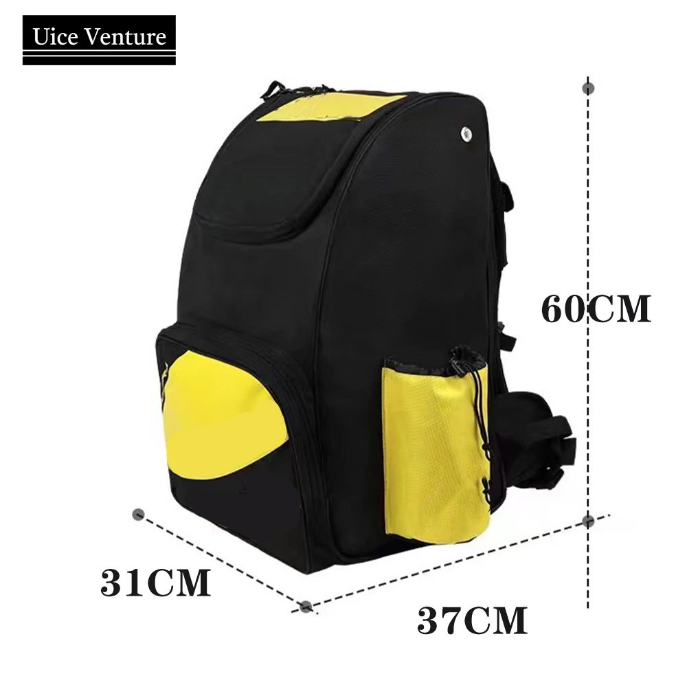 55L Ski Bag Snowboard Boot Bag Outdoor Large Capacity Waterproof Ski Helmet Bag Ski Equipment Bag Backpack