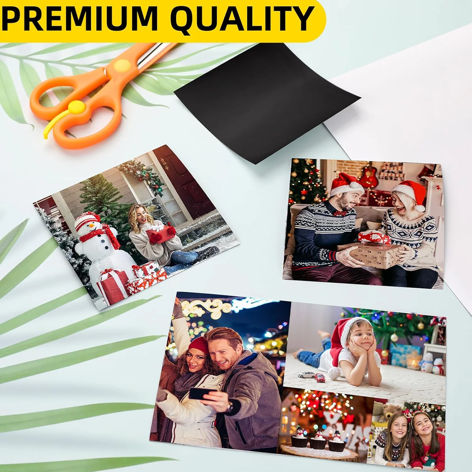5/10 Sheets 4×6inch Matte/Glossy Finish Printable Magnetic Printing Sheets Inkjet Printing Flexible Magnetic Photo Paper