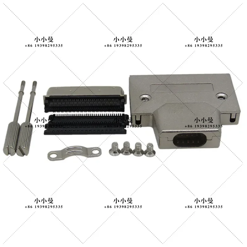 VHDCI 68P Connector SCSI 68Pin Male Head Small 68 Male and Female Head with Iron Shell Piercing Wire Type