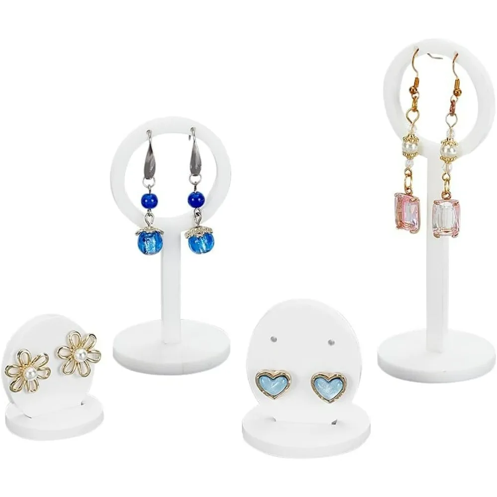 

4pcs Acrylic Earring Stand Earrings Holder Earring Stand Jewelry Display Jewelry Storage Display for selling Earring Holder