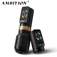 Ambition Torden Max Brushless Motor Wireless Tattoo Machine Battery 2400mAh Straight Rod Pen Stroke 4.0+3.5mm Touch Color Screen