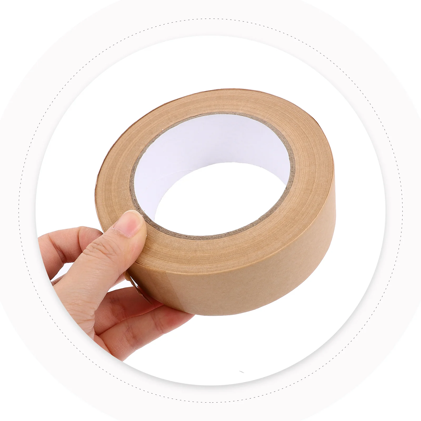 

1 Paper Packing Tape Writable High Adhesive Sealing Tape for Carton Packaging Shipping Carton Tape,