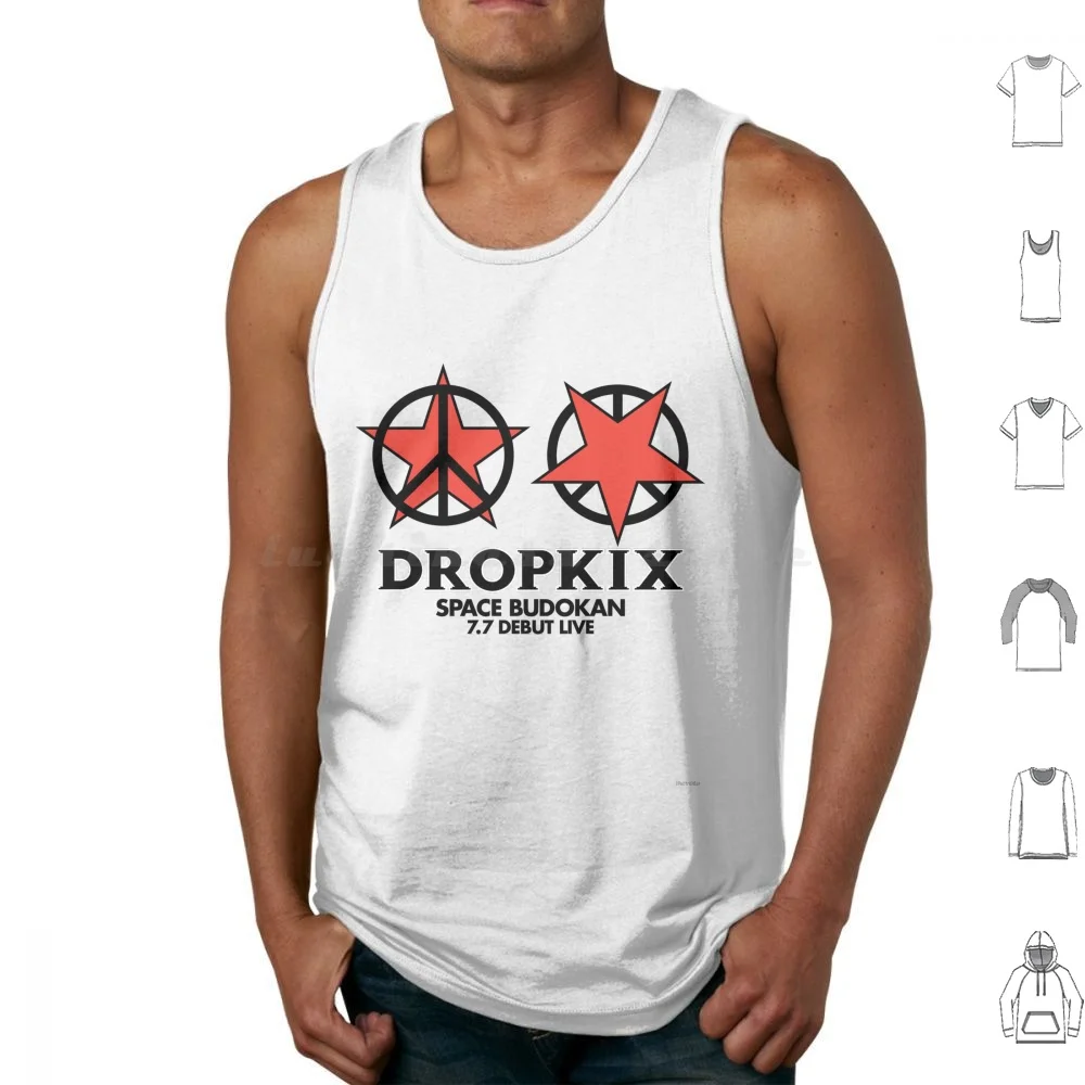 Dropkix Tank Tops Print Cotton Dropkix Space Dandy