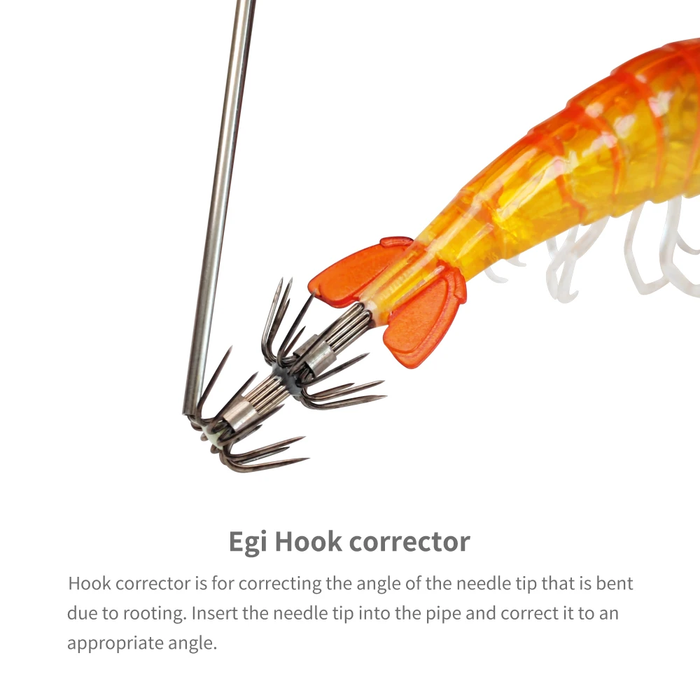 4in1 Eging Fishing Kit Retractor 100cm Tape Measure Mini Line Scissors Egi Hook Sharpener Hook Corrector Squid Fishing Accessory view 4