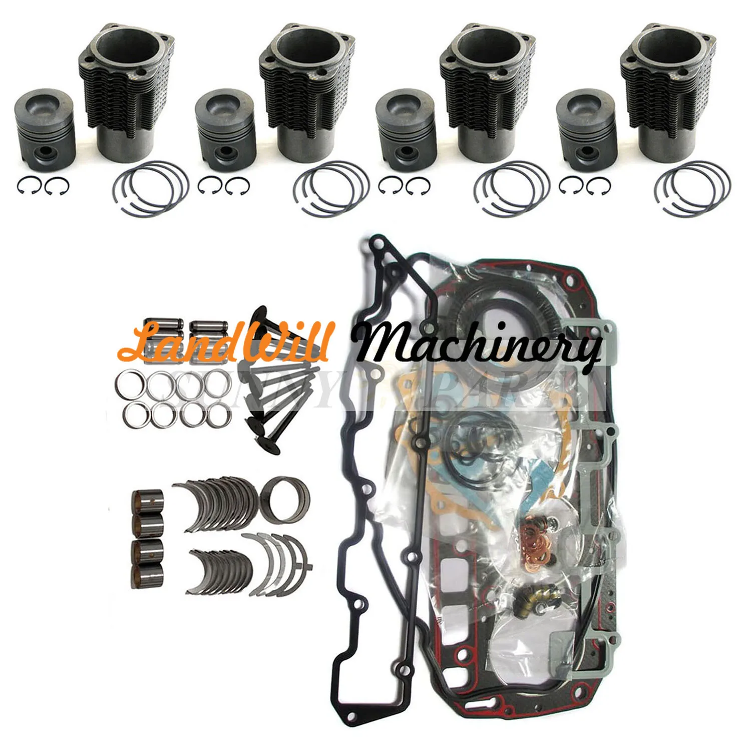 BF4L913 Engine Overhaul Rebuild Kit STD Fits Deutz Engine