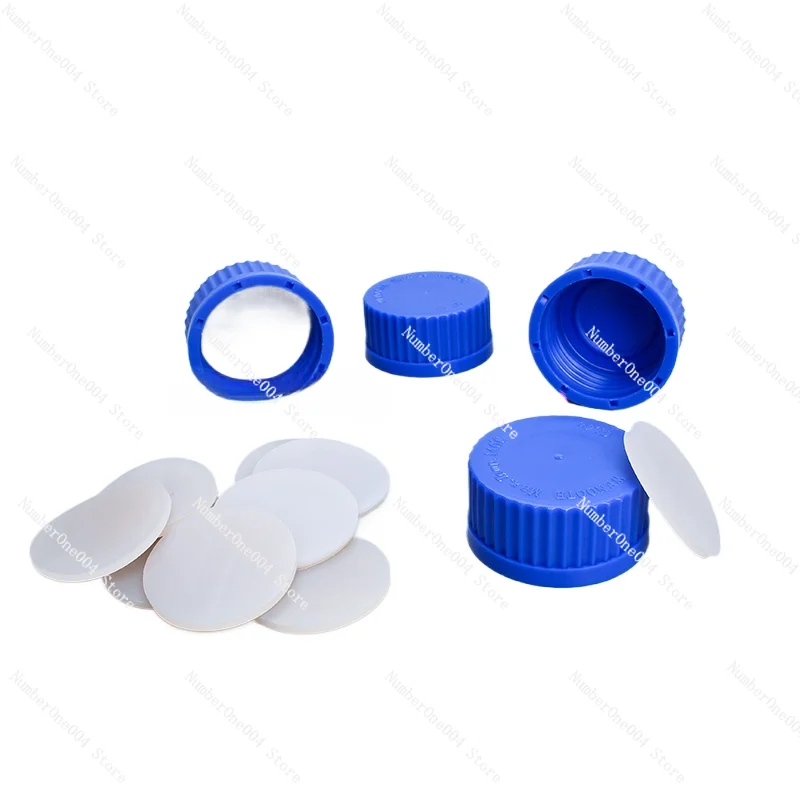 GL45 Cap, Special Reagent Cap, 45 Mouth Glass Cap, Universal Silicone Gasket, 43x3 Blue Bottle Gasket