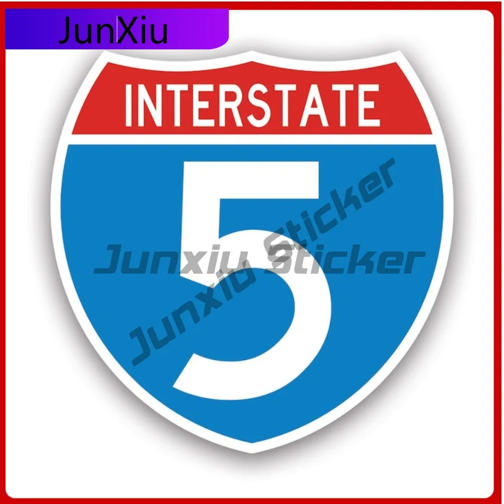 

Interstate 5 Highway Sign Sticker Uv Protected Decals La Los Angeles Hollywood I5 Freeway Hwy Rv Explore State Flag Patriotic