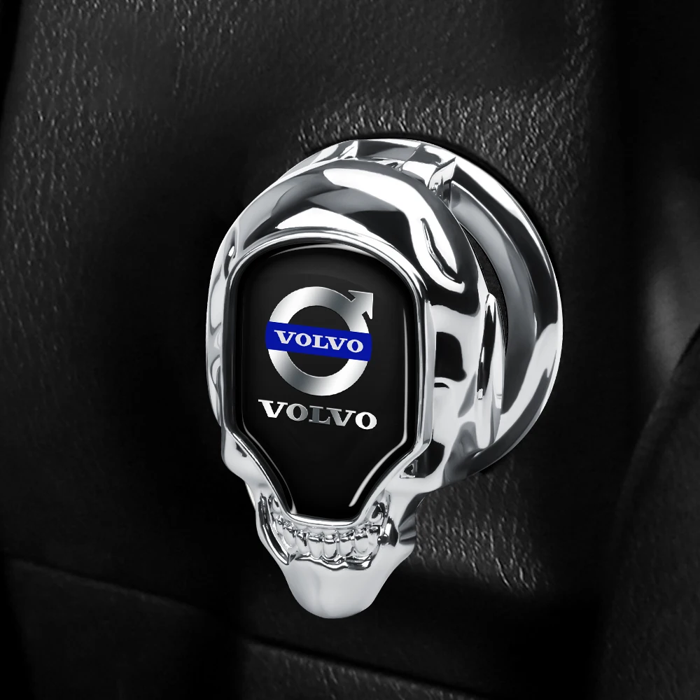 Car ONE-CLICK Start Buttons Protective Cover Stickers for volvo S80L XC60 XC90 S40 S60 S80 V40 V50 V60 V70 Rdesign Accessories