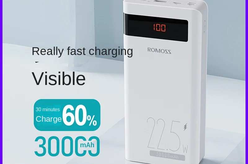 

30,000mah fast charge mobile power supply
