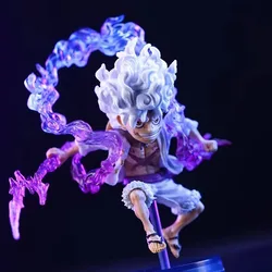Bandai PVC children's all-in-one action doll, mini Luffy Gear 5, sun goddess statue, anime statue, model doll series, gifts