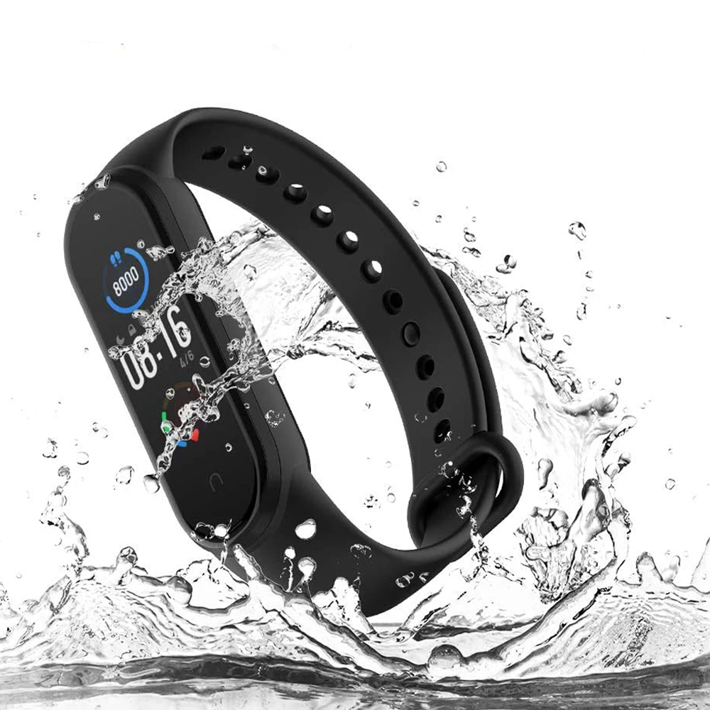 Watchband for Xiaomi Mi Band 7 6 NFC bracelet silicone Sport watch wristband Miband 4 Belt pulsera correa mi band 3 4 5 strap