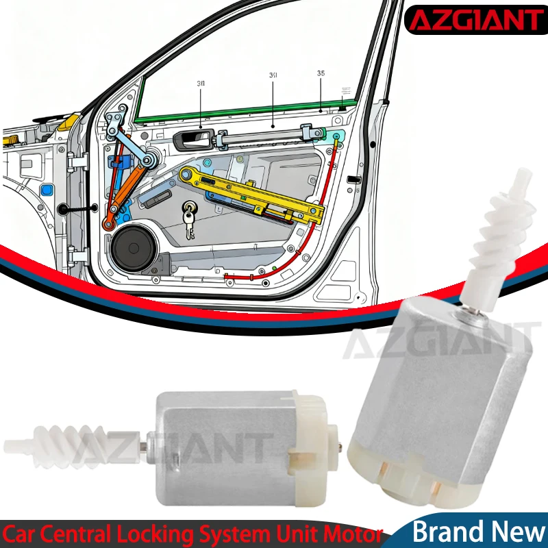 

Двигатель Azgiant с угольной щеткой, двигатель центрального замка двери автомобиля для BMW i3 I01 Hybrid/2 серии F45 F46 OEM, запасная часть