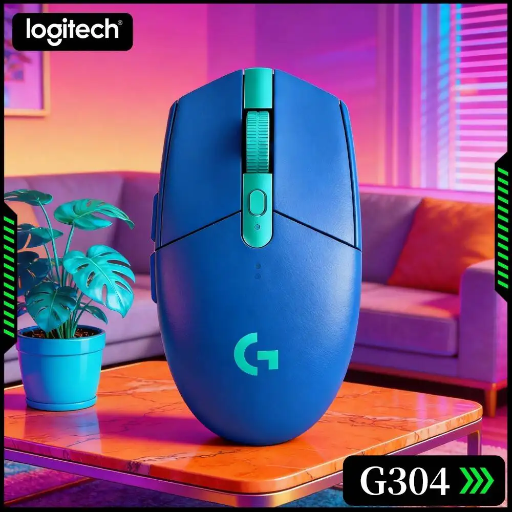 Logitech G304 LIGHTSPEED Wireless Gaming Mouse Built‑In Dongle Compartment Prevent Misplacement For Frequently Carried